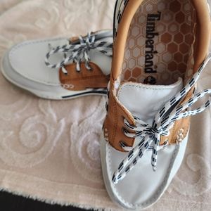 Genuine Timberland Leather Boat Shoes